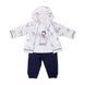 Комплект для девочки Babybol толстовка футболка штаны 19139/navy_blue/12m фото 2