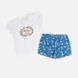 Комплект для дівчинки Babybol футболка джинсові шорти 18116/denim/12m фото 1