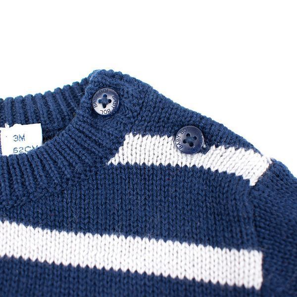 Комплект для хлопчика Babybol в'язаний светр штани вельвет 28280/navy_blue/3A фото