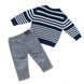 Комплект для хлопчика Babybol в'язаний светр штани вельвет 28280/navy_blue/3A фото 2